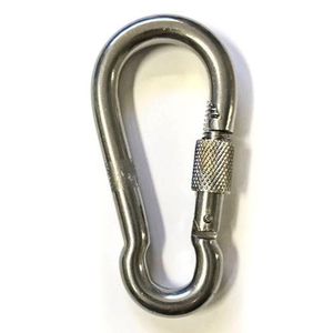 Mousqueton À Vis Fantôme - Gris