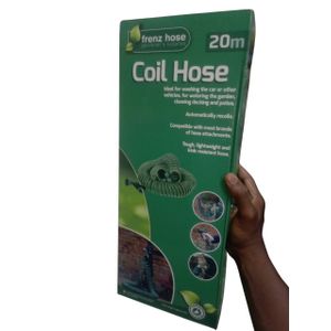 Tuyau d’Arrosage Spiralé Extensible 20M – Coil Hose Résistant et Anti-Pliure