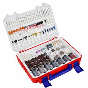 Emtop Master Set d'Accessoires 420 Pièces – Kit Universel pour Outils Rotatifs – Polissage, Meulage, Gravure & Découpe – Coffret Organisateur Double Face Ultra-Complet – Modèle EAKMG4208