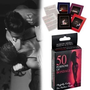 Carte Poker Sex pour les amoureux, jeu de cartes pour couples, jouets pour adultes, positions sexuelles, soirées en amoureux, jeux de club pour couples, intimité sexuelle