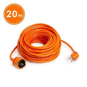 Câble de rallonge électrique extérieur extension 20m 