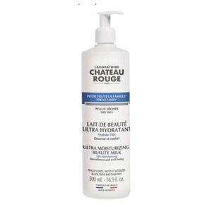 Lait de beauté ultra hydratant hydrate 24h douceur & confort CHATEAU ROUGE 500ml peaux sèches pour toute la famille