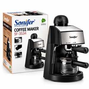 Sonifer Machine à Café Expresso Électrique 800W – Pression 3,5 Bars