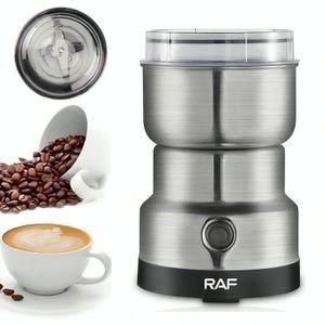 RAF Nouveau Moulin Electrique Pour café, poisson sec, crevette, gombo sec, poivre Ect - 4 Lames - 300W - 300ml