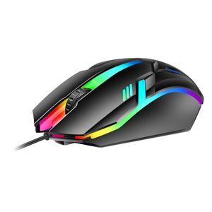 Souris Gaming RGB Filaire USB – Mouse Gamer Haute Précision LED