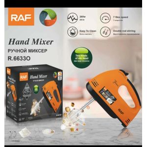 RAF Batteur Électrique à Main Haute Performance, 7 Vitesses, pour Farine, Pâte à Gâteau et Œufs