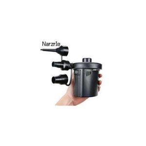 Pompe à Air Électrique Gonfleur Dé gonfleur avec 3 Buses, pour Matelas Piscines Fauteuils Gonflables, Matelas Camping, Sofa Gonflable, Piscine Gonflable