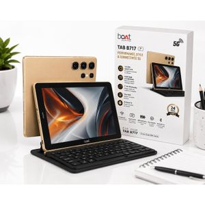 Tablette 7" 5G – 8 Go RAM / 512 Go ROM + Clavier Bluetooth – Doré