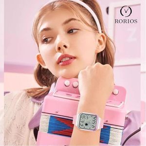 Cool Montre-bracelet Numérique Pour Hommes Et Femmes
