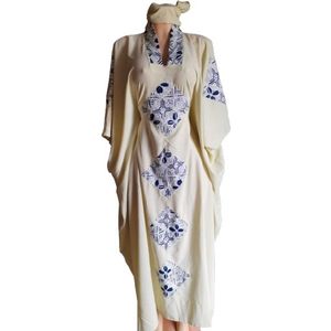 Robe jaune poussin à motif pagne 