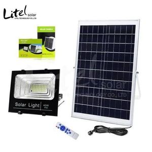Lampe solaire avec panneau solaire 200W