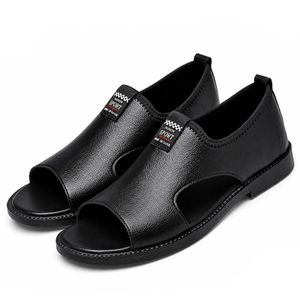 SHJO Chaussures Homme Confortables en PVC Légères Respirantes et Durables Noir