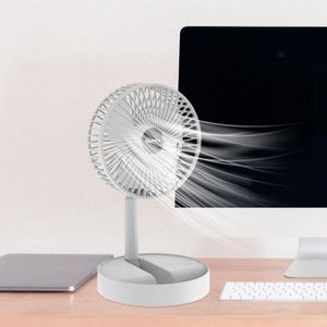 Petit Ventilateur Portable Rechargeable, Pour Bureau Et Chambre Pliable
