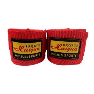 bandages de boxe de marque Huijun Sports sont conçus pour protéger les mains et soutenir les poignets pendant l'entraînement.