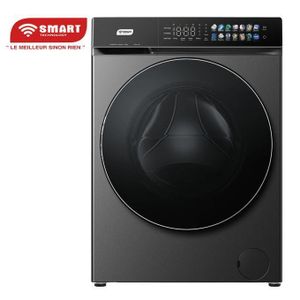 SMART TECHNOLOGY Machine à Laver Automatique 12KG Avec Essorage (STML-12H) - Gris - Garantie 12  Mois