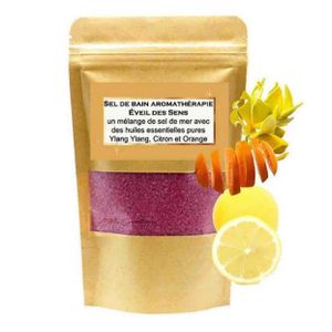 Sel De Bain  Aux Herbes Eveil Des Sens Huiles Ylang-ylang, Citron, Orange