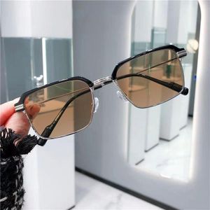 Lunettes Photochromiques Anti-Lumière Bleue Monture Carrée pour Hommes sans Correction - Noir