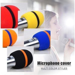 Lot De 10 Bonnette Micro , Mousse Protège De Microphone