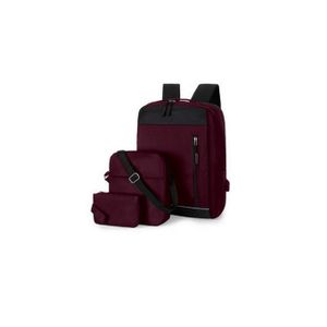 Sac À Dos 3 Pièces Usb Pour Hommes Et Femmes, Sacoche De Styliste,Ordinateur...