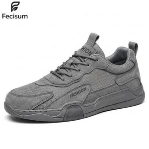 Fecisum 2026 Chaussures Mode Décontractée pour Hommes Chaussures de Sport - grise