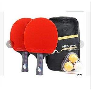 Kit de Tennis de Table Premium – 2 Raquettes de Ping-Pong, 3 Balles et 1 Sac de Transport