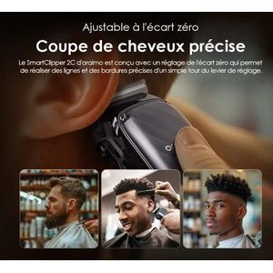 Oraimo SMARTCLIPPER 2C – TONDEUSE À CHEVEUX PROFESSIONNELLE RECHARGEABLE
