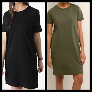 Bon prix outlet robe tee shirt