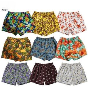 Lot De 9 Caleçons / Culottes Pour Homme Motif Fantaisie et Floraux Multicolore  