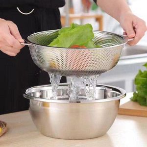 Cool Passoire De Cuisine A Deux Poignées En Acier Inoxydable