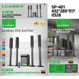 Leadder Home Cinéma SP-401 Bluetooth/AUX/AC-DC/Usb/Card