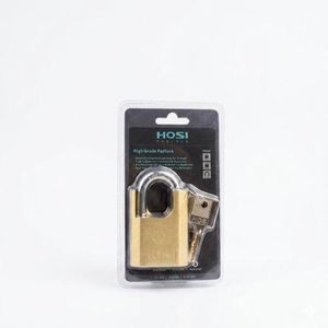Cadenas de Haute Sécurité HOSI 50mm - Protection Premium Anti-Crochetage & Anti-Sciage - Corps Renforcé Électroplaqué - Idéal pour Portails, Entrepôts et Usage Extérieur