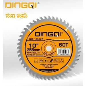 DINGQI Lame De Scie Circulaire De Grande Taille De 255 Mm