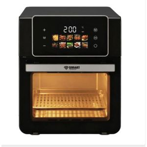 smart cook Air Fryer Four Smart Digital 10L (STPE-886W) – 1500W, Écran Tactile LED, Sans Huile (80% de Gras en Moins) – Noir