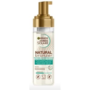 Mousse Autobronzant GARNIER AMBRE SOLAIRE à l'eau de coco Visage et Corps 200ml Importé De France 