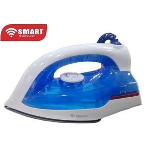Smart TECHNOLOGY Fer À Repasser À Sec (STPFR-5103) -Bleu /Blanc- Semelle Anti Adhésive /1200W