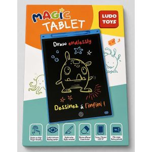 Educatif.  Tablette d'écriture LCD portable.  MAGIC TABLET Ludo Toys.  Planche à dessin éléctronique éducative.  LCD. Importé de france