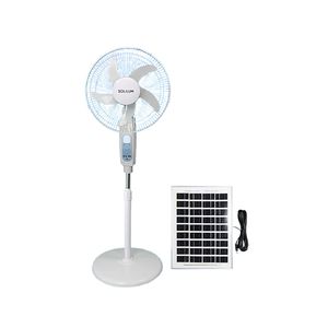 Ventilateur 18" sur pied rechargeable-solaire LM-186