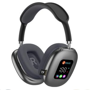 Casque Bluetooth Sans Fil avec Écran LED et Carte TF 
