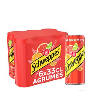 Schweppes Schweppes Agrumes slim 6x33cl