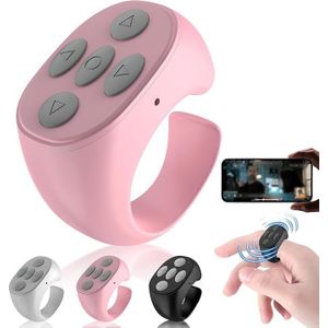 Télécommande Bluetooth Sans Fil Bout des Doigts Anneau de Défilement Caméra Vidéo Courte Contrôle Bluetooth Paresseuse Tourne-Page 