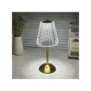 Lampe de Chevet LED Sans Fil Dimmable - 3 Couleurs, Tactile - Pour Salon, Chambre, Salle à Manger, Bar, Café