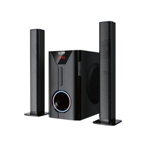 ALiTOP Woofer SP-2506 Home Cinéma - Chaîne HI-FI - Noir