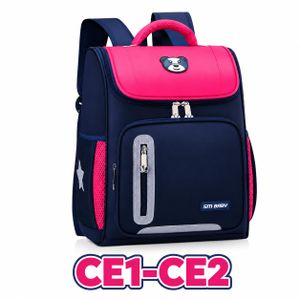 Sac à Dos Scolaire Enfant CE1–CE2 – Bleu Marine et Rose