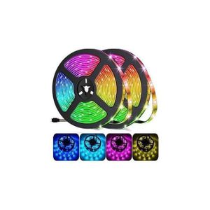Bandes Jeux De Lumières Lumineuses Ampoule LED Ruban Décoratif + Télécommande Pour Fêtes 1 Pieces GH