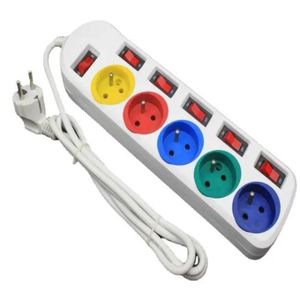 Puissant Multiprises Parafoudre Bloc 5 Prises
