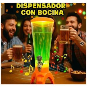 Canon à bière de 3 litres avec haut-parleur LED