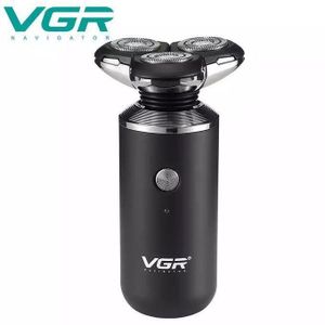 VGR V-317 Rasoir Pour Hommes Rechargeable Par USB à Trois Têtes
