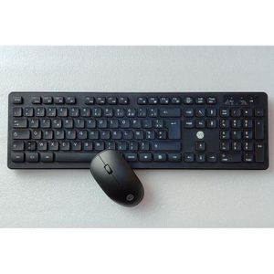 Clavier Et Souris Sans Fil 2.4G - Noir