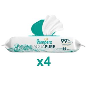 Pampers 224 Lingettes Aqua Pure