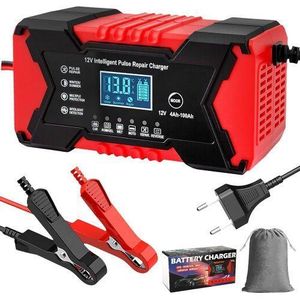 Chargeur De Batterie Intelligent Embarqué 12v 6A H à 100 AH Pour Voitures, Camions, Motos